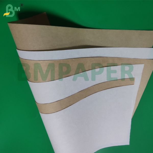50gm 54gm Papel de filtro de café crepe marrón blanco para bolsas de té - Eco-friendly