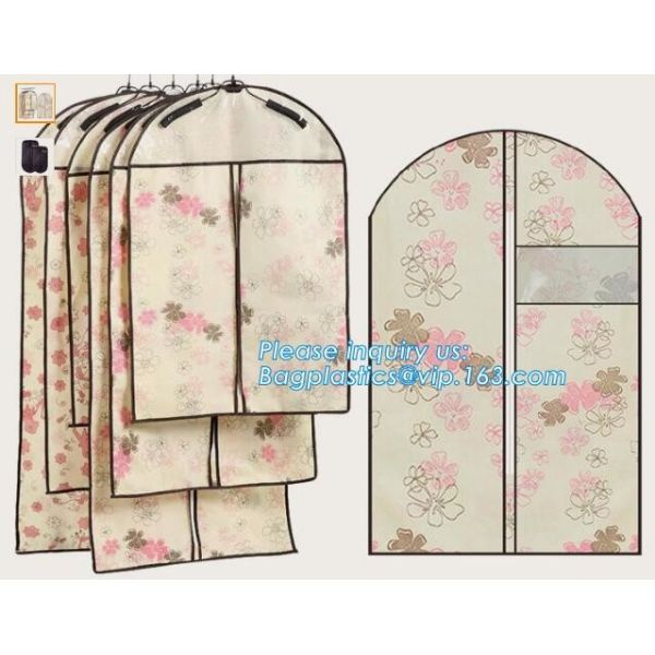 pp woven garment cover, non woven garment bags, suit bags, suit cover, dust cover, non woven zipper clothes bags, clothe