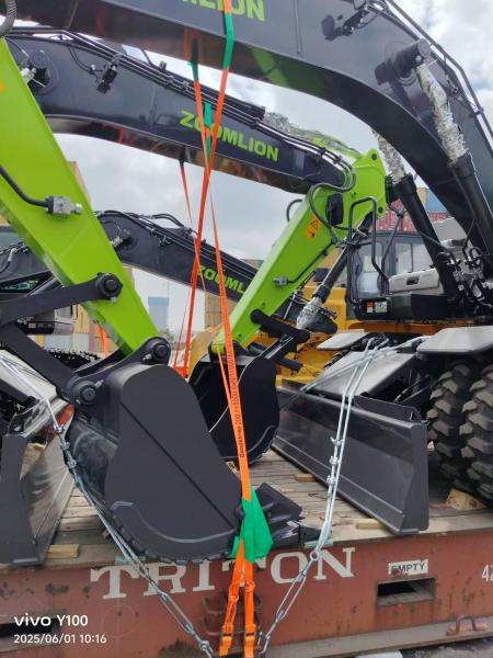 15-ton Class Wheeled Excavator Electro-hydraulic Control For Efficient Earthwork And Loading Operations