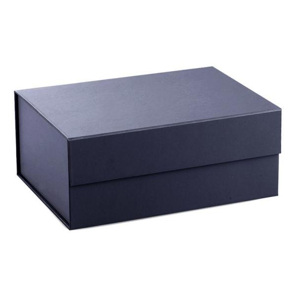 Boîte d'emballage en carton à demi-couverture pliable rigide boîte de carton d'expédition estampage à chaud
