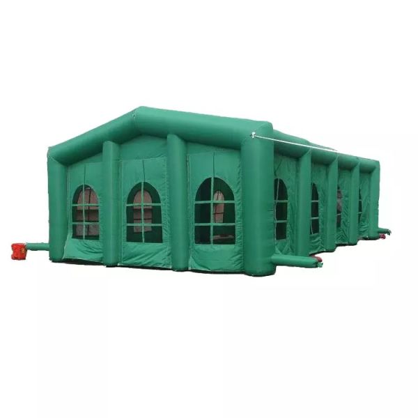 Изумительный выполненный на заказ на открытом воздухе раздувной шатер с ручным печатанием приведенным