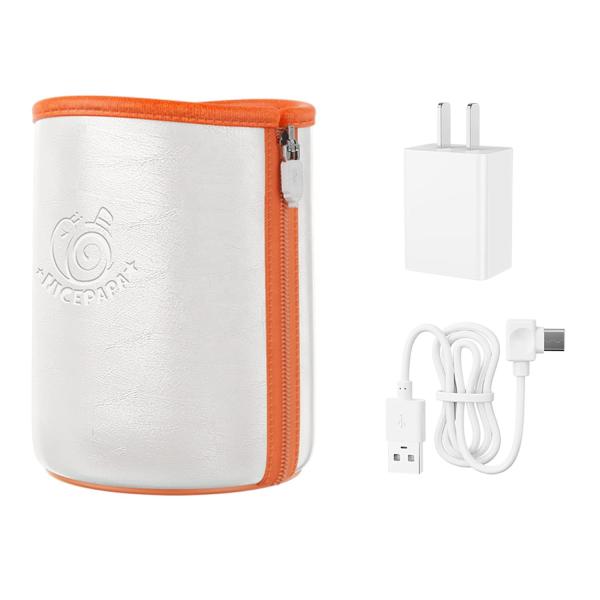 USB Breast Milk Baby Feeding Bottle Warmer Portable 42℃ Thermostat For Travel