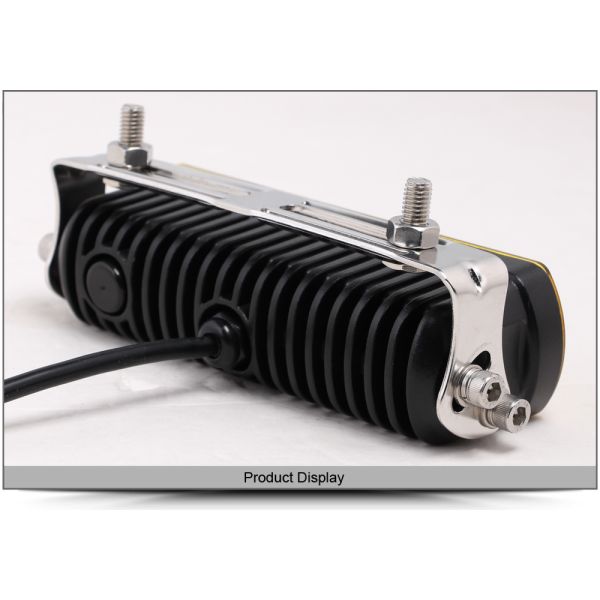 6 Inch 20W Slim LED Work Light Bar Amber Fog Drive Lamps For Offroad Trucks Boat ATV 4x4 4WD Marine Trailer Driving Barr