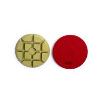 almofada abrasiva de Diamond Polishing Blade Concrete Polishing do quadrado 4inch