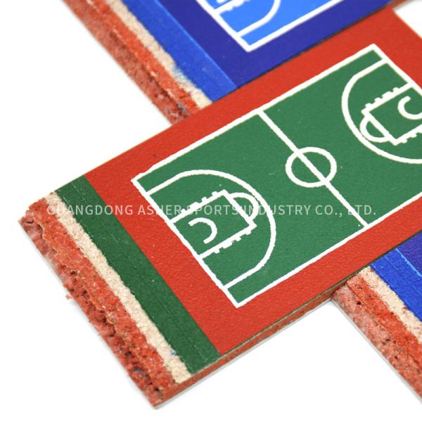 Shock Absorbing Acrylic Synthetic Flooring , Anti Slip Tennis Court Floor Material