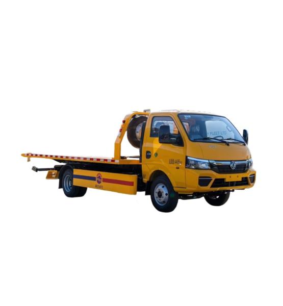 Factory Price DFAC DongFeng 3 Ton Mini Light Duty Tow Truck Wrecker Flat Bed Towing Truck Rollback Tow Truck