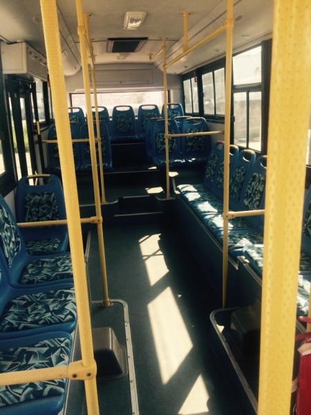 Hybrid Urban Intra City Bus 70L Fuel Inner City Bus LHD Six Gearbox Safety