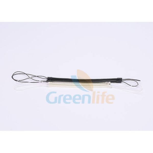 Protective Slim Coiled Security Tethers , Table Pens Plastic Coil Tether