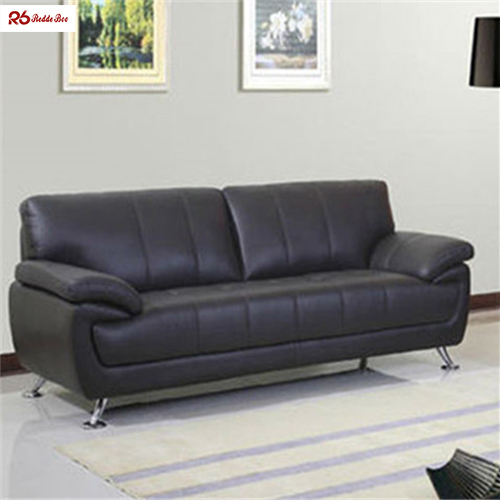 Detachable Buckley Semi Aniline Leather Sofa Loveseat Rust Resistance Customized