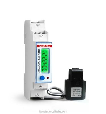 EM115 CT 1 Module Self Power  LCD Display Digital Electric Meter Reverse