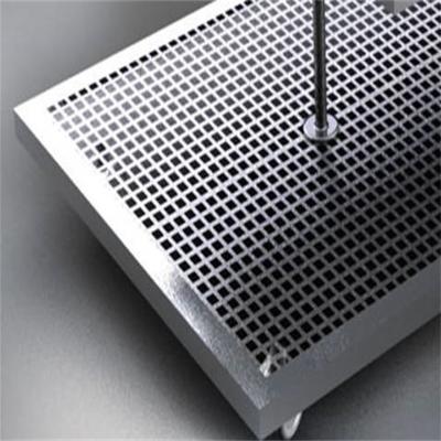 Anti Corrosive Perforated Metal Mesh Sheet Galvanizing Anodizing