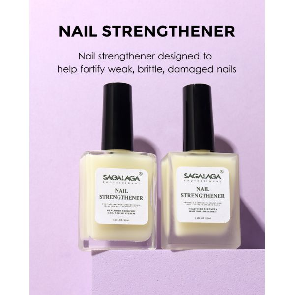 Obtenez des ongles forts et résistants avec notre durcisseur pour ongles certifié MSDS, traitement au gel d'acier