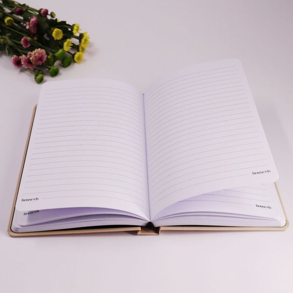 Cuaderno A5/A6 de tapa dura personalizado para diario de planificación semanal diario en 4 colores