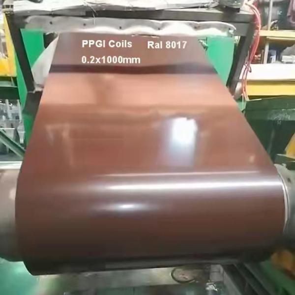 Z120-Z180 pintó bobinas de la chapa que RAL colorean resistencia a la corrosión fuerte