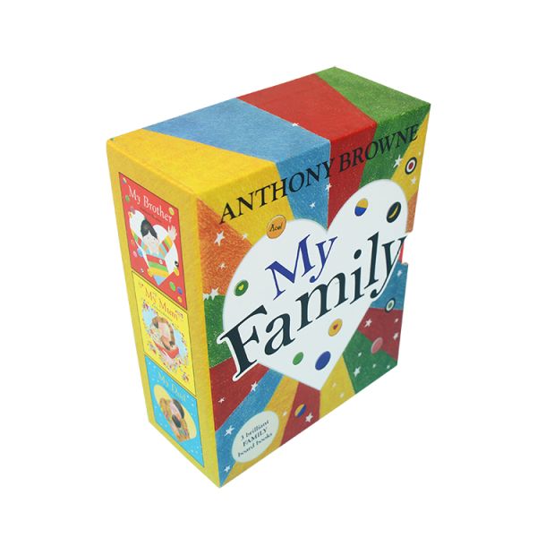 6x6inch 3pcs children's Kids Board Books 700Gsm Gloss C1S Art Paper Cover Material