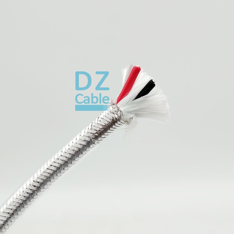 PFA Shielded High Temperature Aerospace Cable – Multi Cores 2 Core / 4 Core Heat Resistant Braiding Cables SPC/PFA/SPCWB/PFA