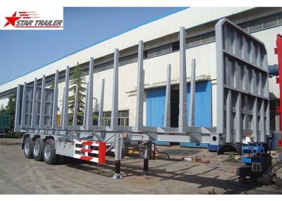 Wood Pulling Timber Roro Mafi Trailer 3 Axles Container Skeletal Semi Trailer