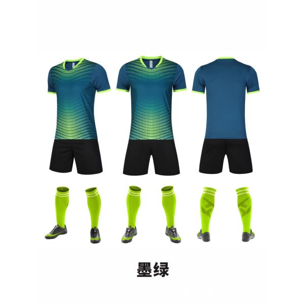 Sport Football Suit Print Adult Quick Drying Breathable Training Suit Competition Sports Suit