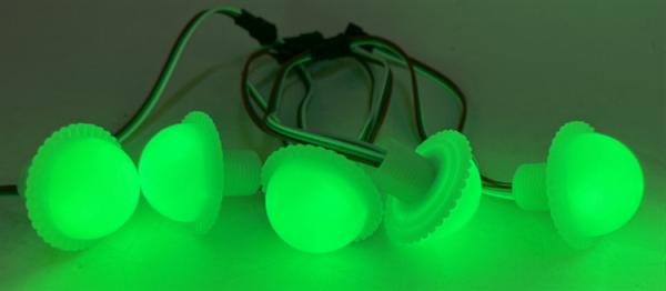 Produto de fábrica DC12V 1W SMD5050 RGB 53mm Lâmpada de diversão LED