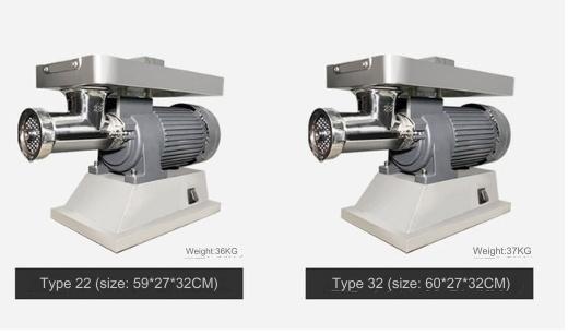 1500w Fully Automatic Meat Grinder for Powerful Commercial Frozen Chicken Bone Meat