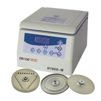 Centrifugador de alta velocidade H1650-W 12x5ml do centrifugador rápido de baixo nível de ruído da rotação para o laboratório