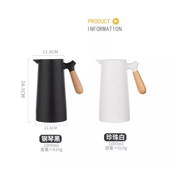 All-Purpose Custom Logo Party Water Carafe Mug Warmer with Coffee Tampers