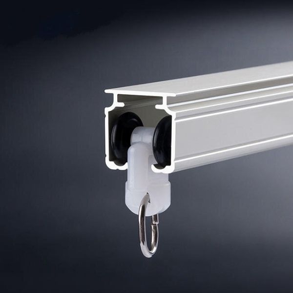 Wholesale Affordable Aluminium Alloy Extrusion Ceiling Mount Hospital Household S Fold Curtain Track Rail