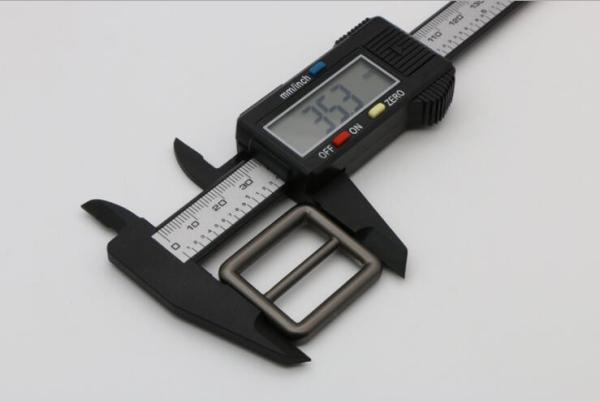 Handbag accessories 1 inch gunmetal color metal adjustable slide buckles for leather straps