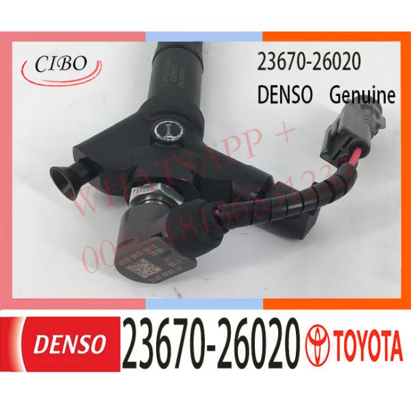 23670-26020 inyector de combustible del motor diesel de DENSO 23670-26020 23670-26011 23670-29105 DENSO 095000-0110