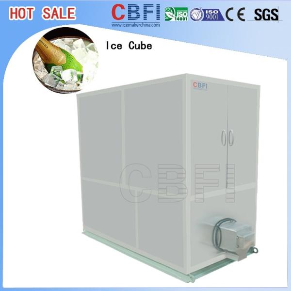 Stainless Steel Ice Cube Machine 20 Tons , Ice Maker Machine With LG Electrical Components