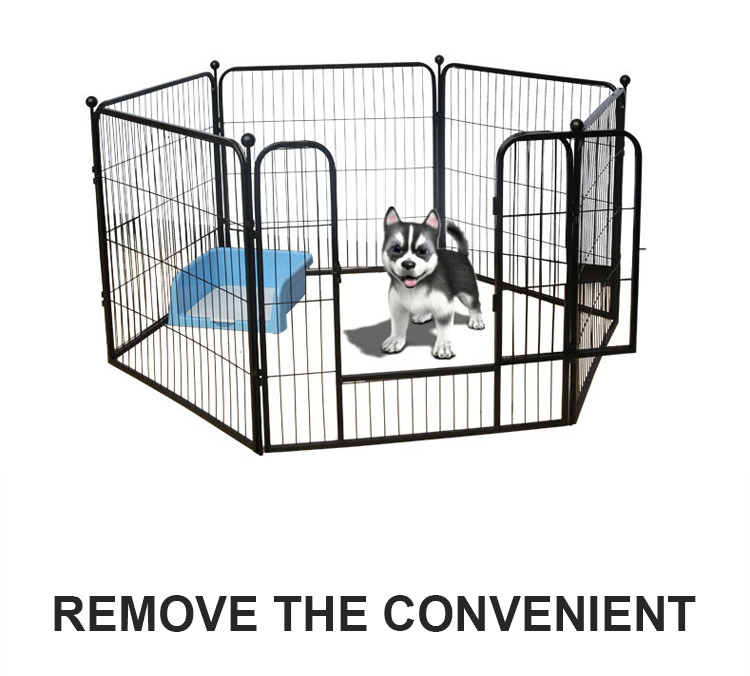 120cm загородка клетки собаки SGS барьера Playpen собаки 6 планшетов крытая
