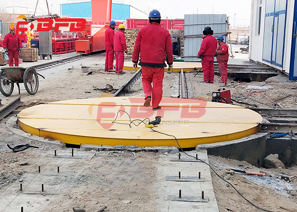 360 градусов поворачивая Turntable решений Q235 погрузо-разгрузочной работы сверхмощный