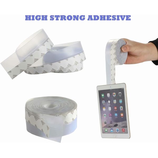 Silicon Doors Weather Stripping Seal Strip For Doors Windows And Shower Glass Gaps