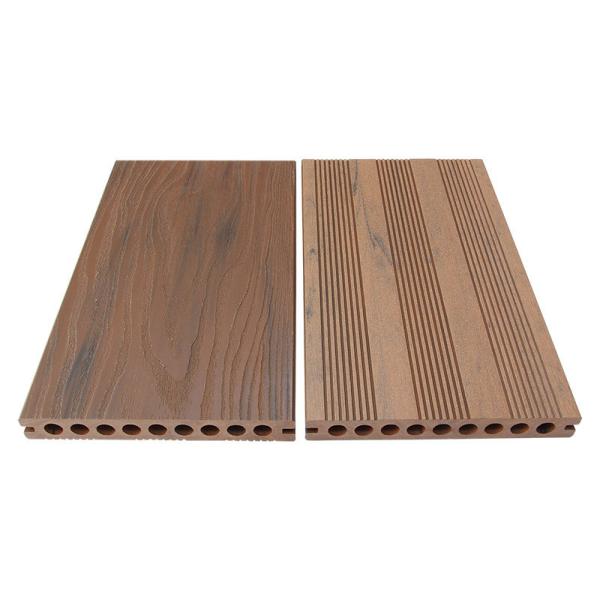 Free Maintenance WPC Hollow Composite Deck Board Colored Composite Lumber 200*25mm