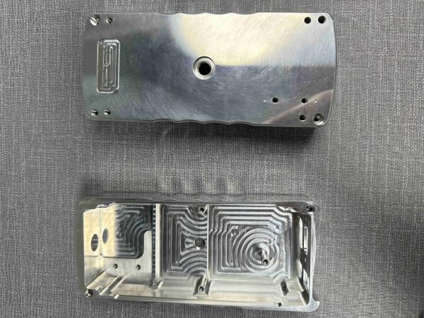 Customized Anodizing CNC Machined Parts Aluminum Housing Front And Back