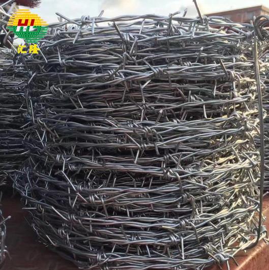 2mm*2mm Thickness Galvanized Steel Barbed Wire Protective Use