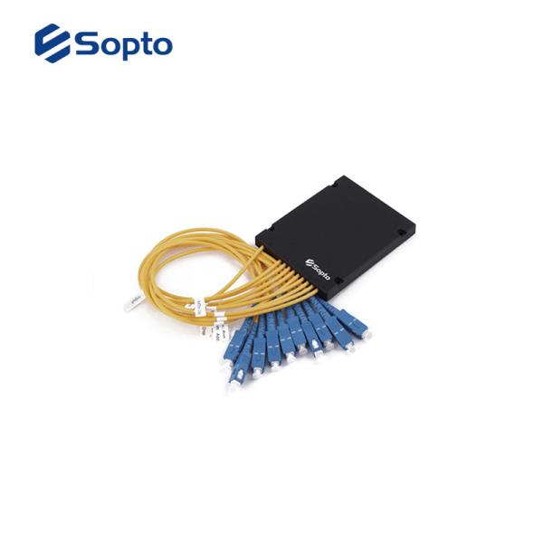 8 Way 1x 8 Fiber Optical Splitter With Loose Steel Tube 1~3 Years Warranty