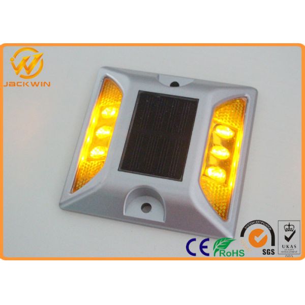 Waterproof LED Reflective Road Studs with Aluminum Material , Super Brightness
