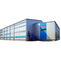 Modern Prefab Steel Warehouse Buildings , High Rigidity Steel Frame Industrial Building