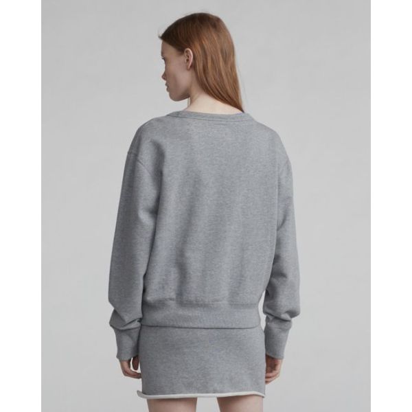 Женщины фуфайки серого хлопка дам двухкусочные установленные