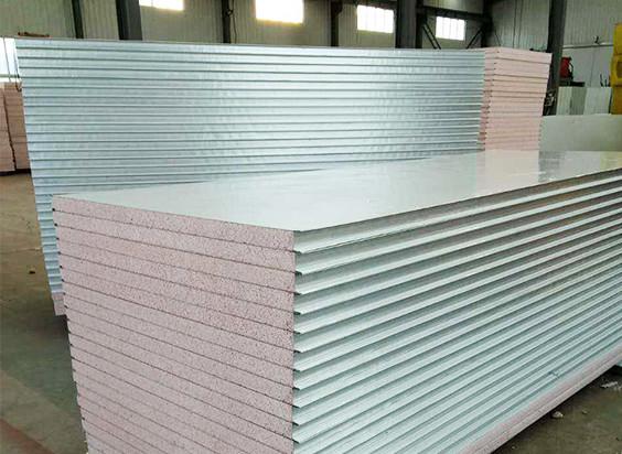 Fireproof EPS Aluminum Sandwich Panel Soundproof Wall 1000mm 0.3-0.6mm Steel Sheet