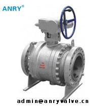 Forged Steel  API Class 150~1500  A105 Body A105+ENP Ball  Trunnion Ball Valve