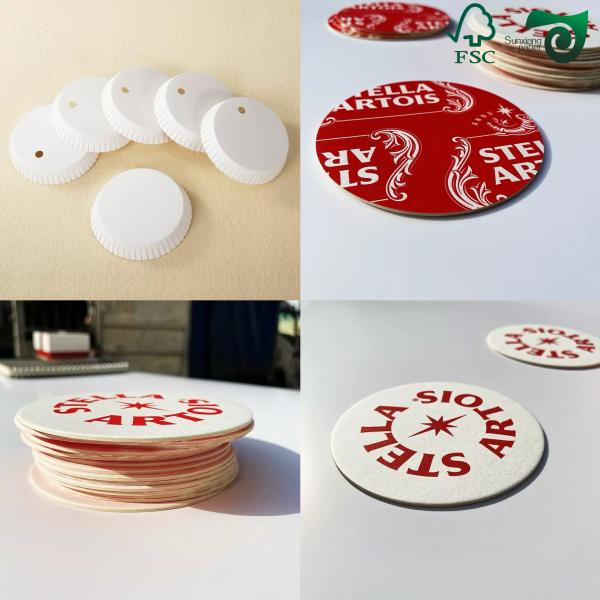 1.8mm papier absorbant blanc FSC avec de bonnes performances d'impression pour les rafraîchisseurs d'air