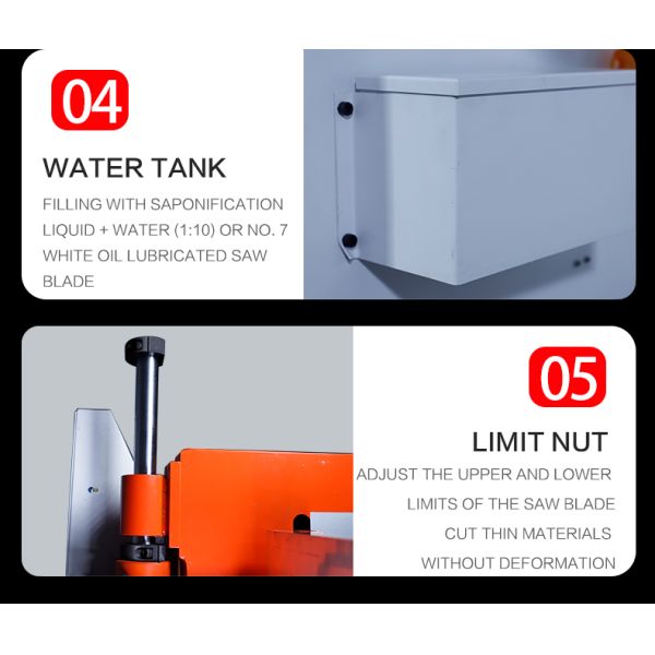 XS-455AL Aluminum Cutting Machine Aluminium Profile PVC Pipe Cutting Machine