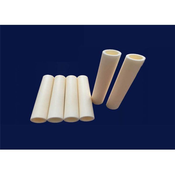 99% Purity Alumina Ceramic Tube / Ceramic Pipe Roll With High Temperature