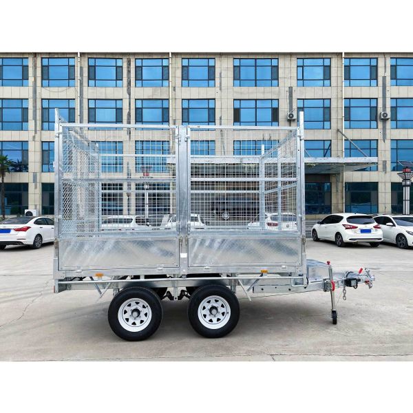 10x7 Dual Axle Box Trailer Hot Dip Galvanised Tilt Box Trailer 3500kg ATM