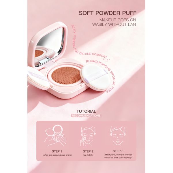 OEM Soft-focus Foundation, Concealer, Whitening, Moisturizing, Brightening BB Cushion Foundation