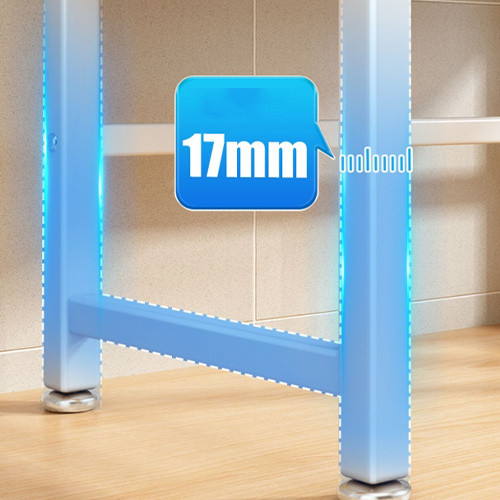 100kg Load Bearing Microwave Oven Rack Free Up Countertop  For Household