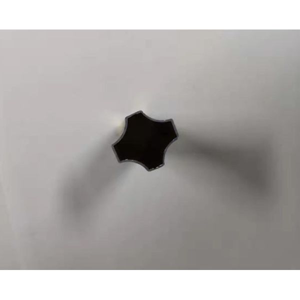 Irregular Tubing Aluminum Channel Profiles , Aluminium Profile System Gold Color