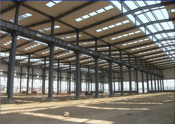 A estrutura ASTM A36 do quadro do metal pré-fabricou construções do armazém no aço